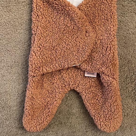 Kermode Brown Teddy Bear Fuzzy Faux Fur Sleep Sack Baby Infant Toddler Swaddle - Picture 3 of 10